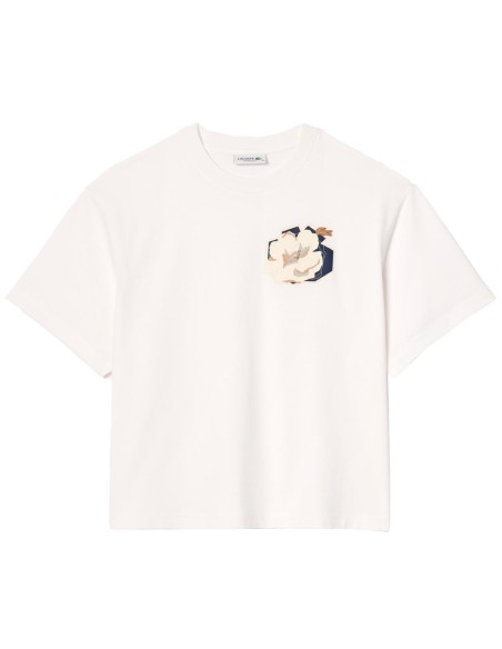 Lacoste - Camiseta Con Estampado Floral