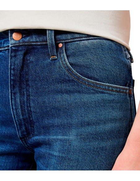 Wrangler - Camisetas Sunset Dark Wash, 26, 32