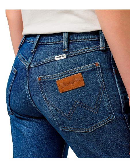 Wrangler - Camisetas Sunset Dark Wash, 26, 32