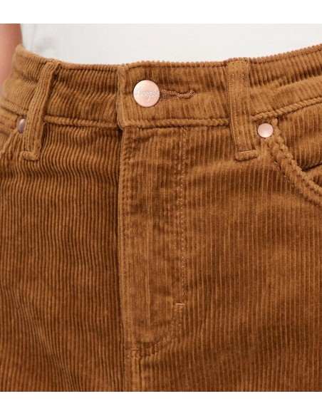 Wrangler - Camisetas Corduroy Maxi Cognac, M