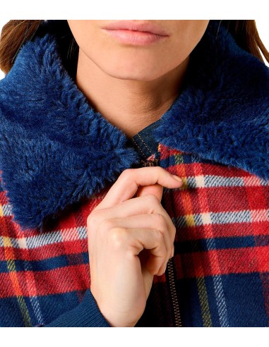 Wrangler - Sudaderas Aviator Jacket Red Tartan