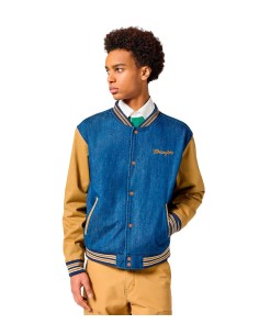 Wrangler - Sudaderas Varsity Jacket Dijon, L