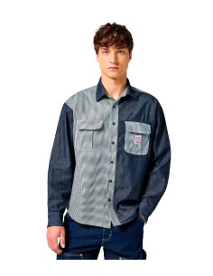 Wrangler - Camisetas Casey Colorblock Shirt Mi