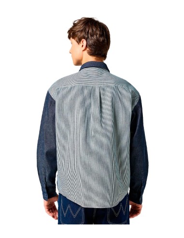 Wrangler - Camisetas Casey Colorblock Shirt Mi