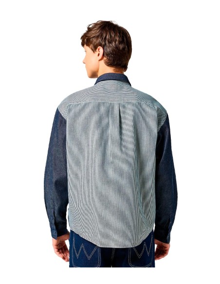 Wrangler - Camisetas Casey Colorblock Shirt Mi
