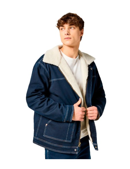 Wrangler - Sudaderas Casey Sherpa Jacket Midni