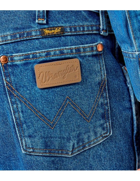 Wrangler - Camisetas 13Mwz Stonewashed, 29, 32