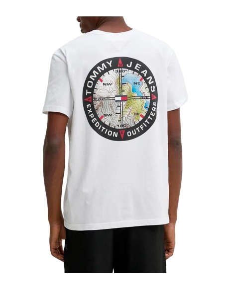 Tommy Jeans - Camiseta Compass Regular Fit