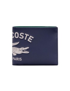 Lacoste - Cartera De Piel Con Logo