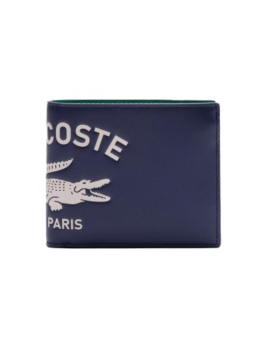 Lacoste - Cartera De Piel Con Logo