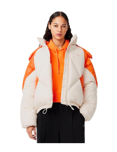 Lacoste - Abrigo Acolchado Oversized