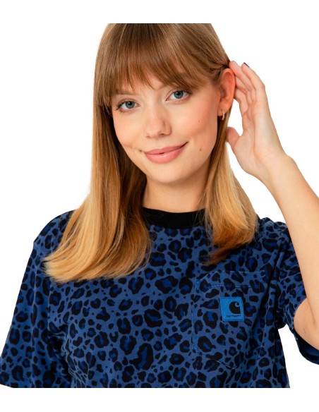 Carhartt Wip - Camisetas W' S/S Leo Pocket T-Shirt