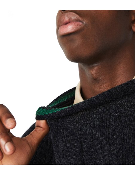 Lacoste - Jersey Hombre Gris - Crew Neck