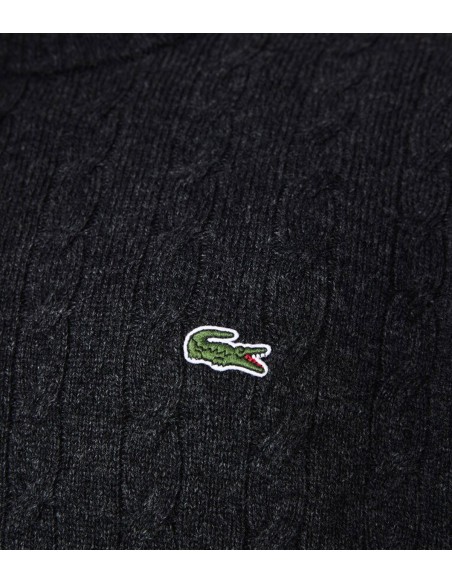 Lacoste - Jersey Hombre Gris - Crew Neck