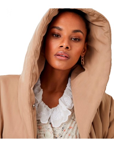 French Connection - Chaquetón Para Mujer Marrón