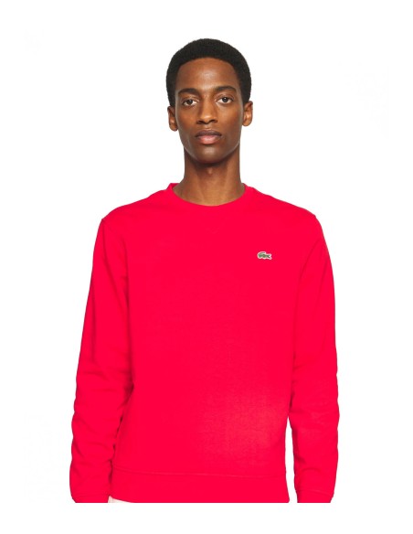 Lacoste - Sudadera Hombre Roja - Sport