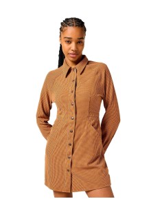 Wrangler - Vestidos Slim Fit Dress Madder Bro