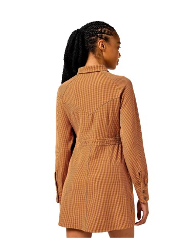 Wrangler - Vestidos Slim Fit Dress Madder Bro