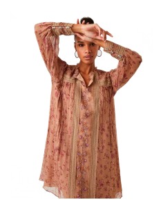 French Connection - vestido Mujer Marrón