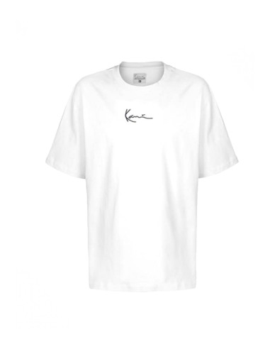 Karl Kani - Camiseta Hombre Blanca - Small Signature Tee White