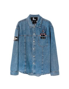 Mod Wave Movement - Camisa Vaquera Teddy Capsule