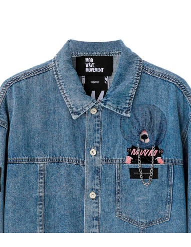 Mod Wave Movement - Camisa Vaquera Teddy Capsule