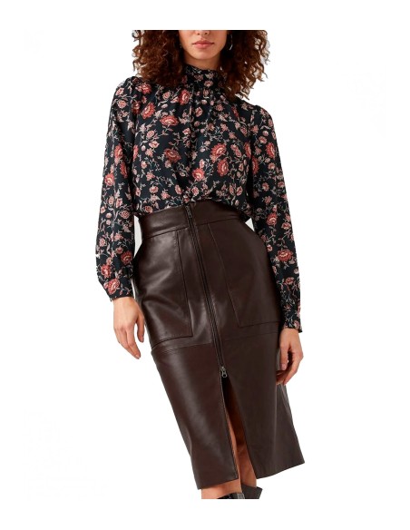 French Connection - Camiseta Mujer Negra