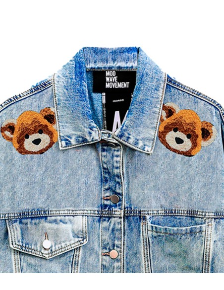 Mod Wave Movement - Chaqueta Vaquera Teddy Capsule