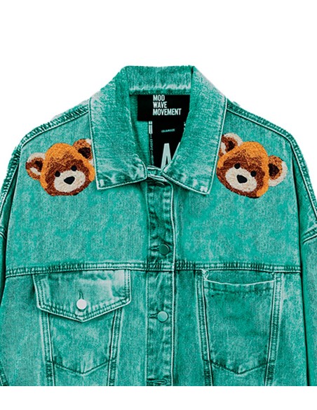 Mod Wave Movement - Chaqueta Vaquera Teddy Capsule