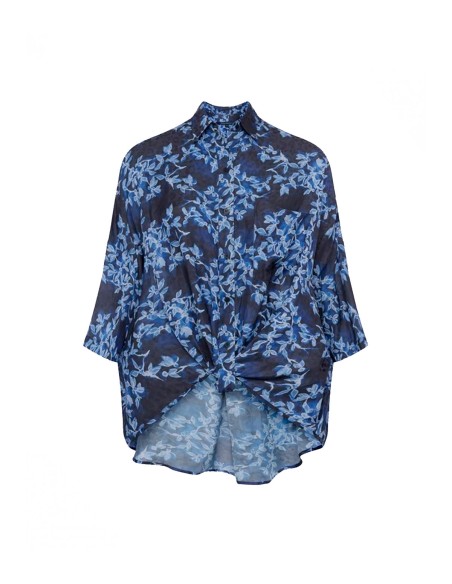 French Connection - Camisa Mujer Azul
