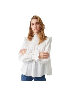 French Connection - Camisa Mujer Blanca