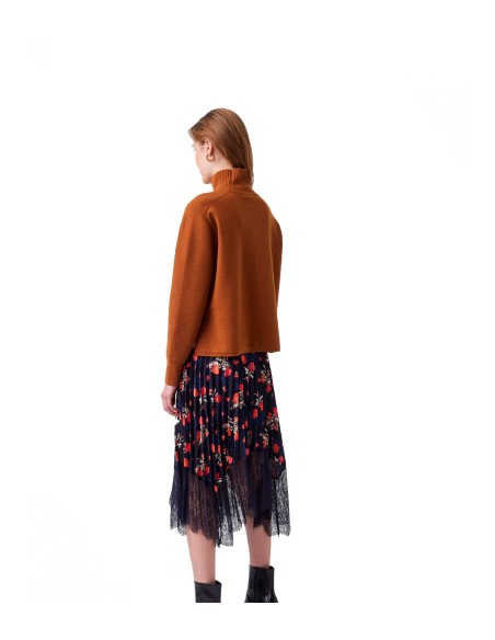 French Connection - Falda Mujer Azul