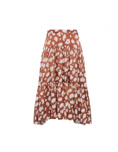 French Connection - Falda Mujer Marrón