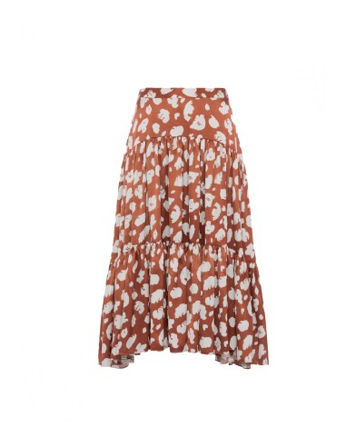 French Connection - Falda Mujer Marrón