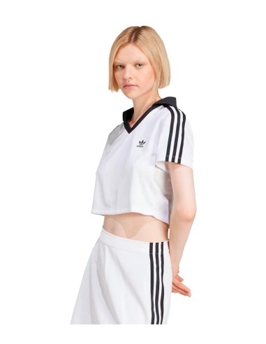 Adidas - Camisetas V-Neck Polo White