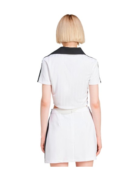 Adidas - Camisetas V-Neck Polo White