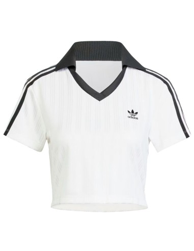 Adidas - Camisetas V-Neck Polo White
