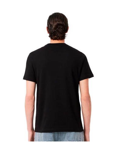Lacoste - Camiseta con Ribete con Logo
