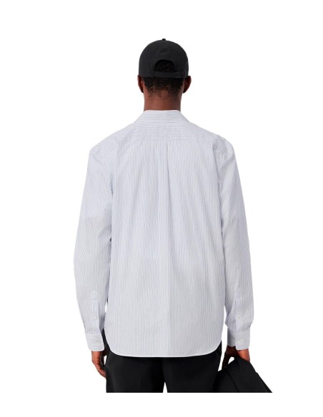 Lacoste - Camisa A Rayas Con Logo