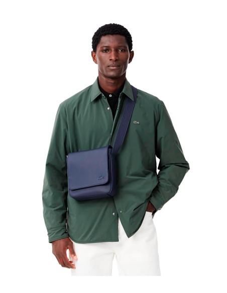 Lacoste - Bandolera Clásica Con Logo