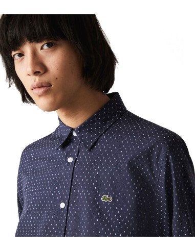 Lacoste - Camisa Hombre Azul - Slim Fit