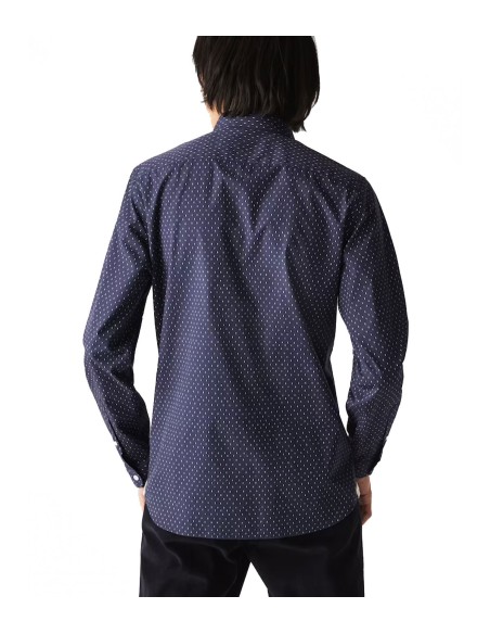 Lacoste - Camisa Hombre Azul - Slim Fit