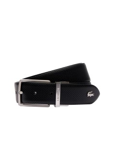 Lacoste - Cinturón De Piel Con Logo