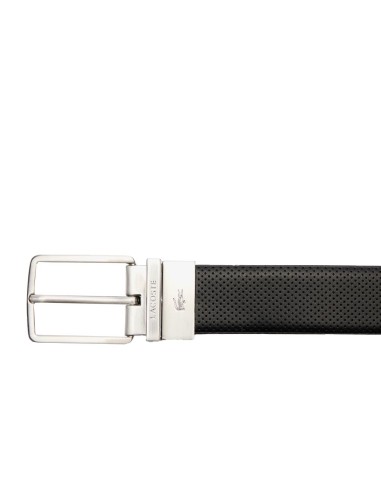 Lacoste - Cinturón De Piel Con Logo