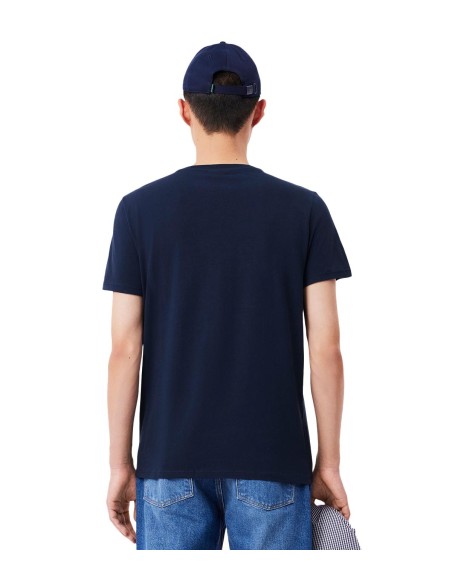 Lacoste - Camiseta Con Cuello De Pico Y Logo