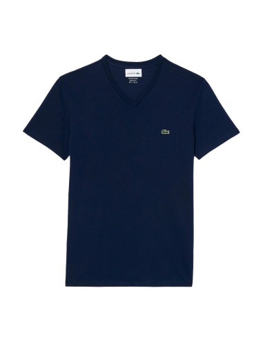 Lacoste - Camiseta Con Cuello De Pico Y Logo