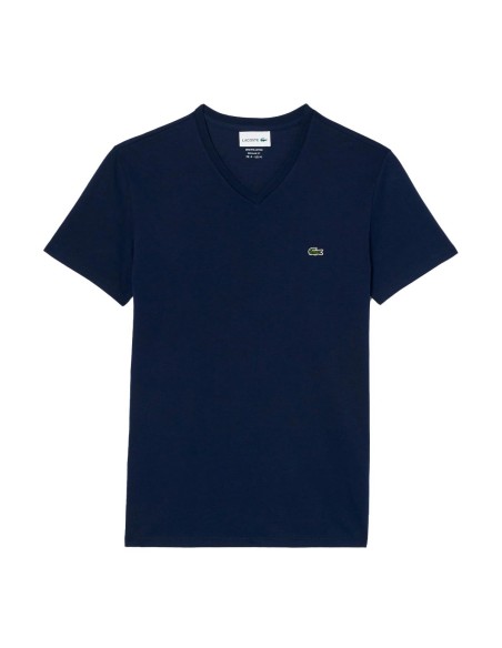 Lacoste - Camiseta Con Cuello De Pico Y Logo