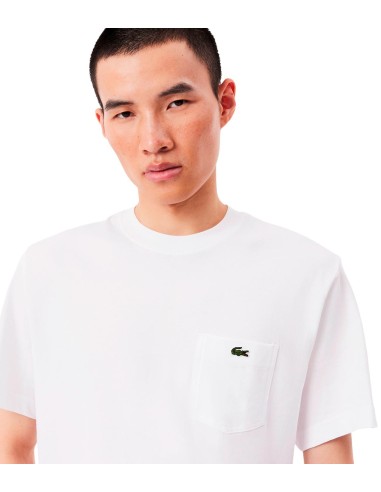 Lacoste - Camiseta Con Bolsillo En El Pecho