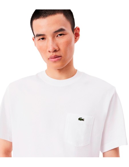 Lacoste - Camiseta Con Bolsillo En El Pecho