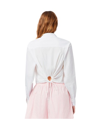 Lacoste - Camisa De Popelín Ajustable Oversized